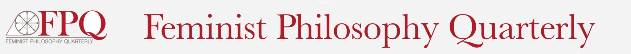 Feminist Phil Quarterly journal cover